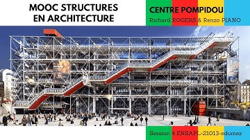Mooc Sructure en architecture Session 4 - Centre Pompidou