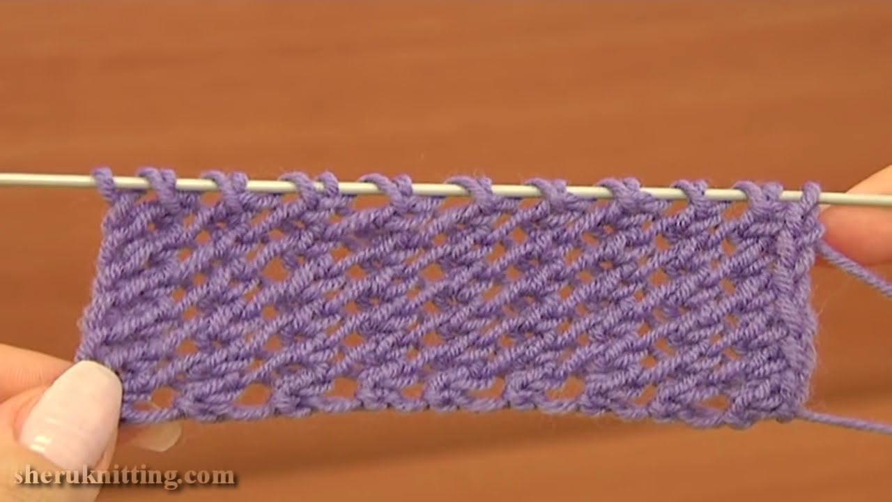 Easy to Knit Mesh Stitch Pattern