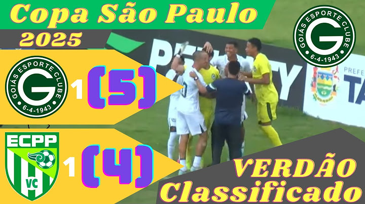 EMOCIONANTE, nos PÊNALTIS! Goiás 1 (5) x (4) 1 Vitória da Conquista - Copa São Paulo 2025