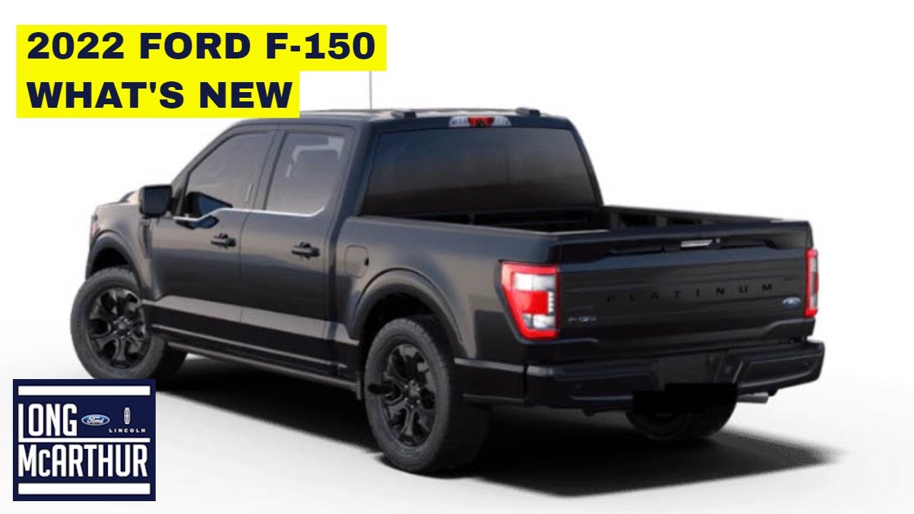 What's New on the 2022 FORD F-150 - YouTube