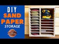 Orbital Sandpaper Storage Cabinet | DIY | Solutions | Woodworking