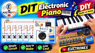 Diy Electronic Piano Circuit Simple Electronic Piano Circuit Diagram Easy Diy Project