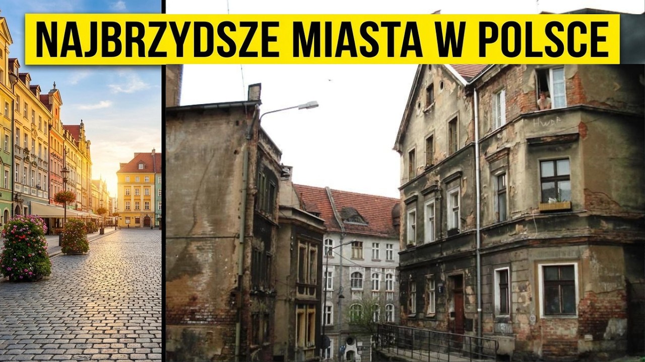 10 NAJBRZYDSZYCH miast w Polsce (Ciesz się, że tam nie żyjesz!)