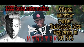 VIRAL RAPPER INDONESIA 1000 KATA DALAM SATU NAFAS ‼️ RM BTS BISA TERSAINGI 😱 GOKELL