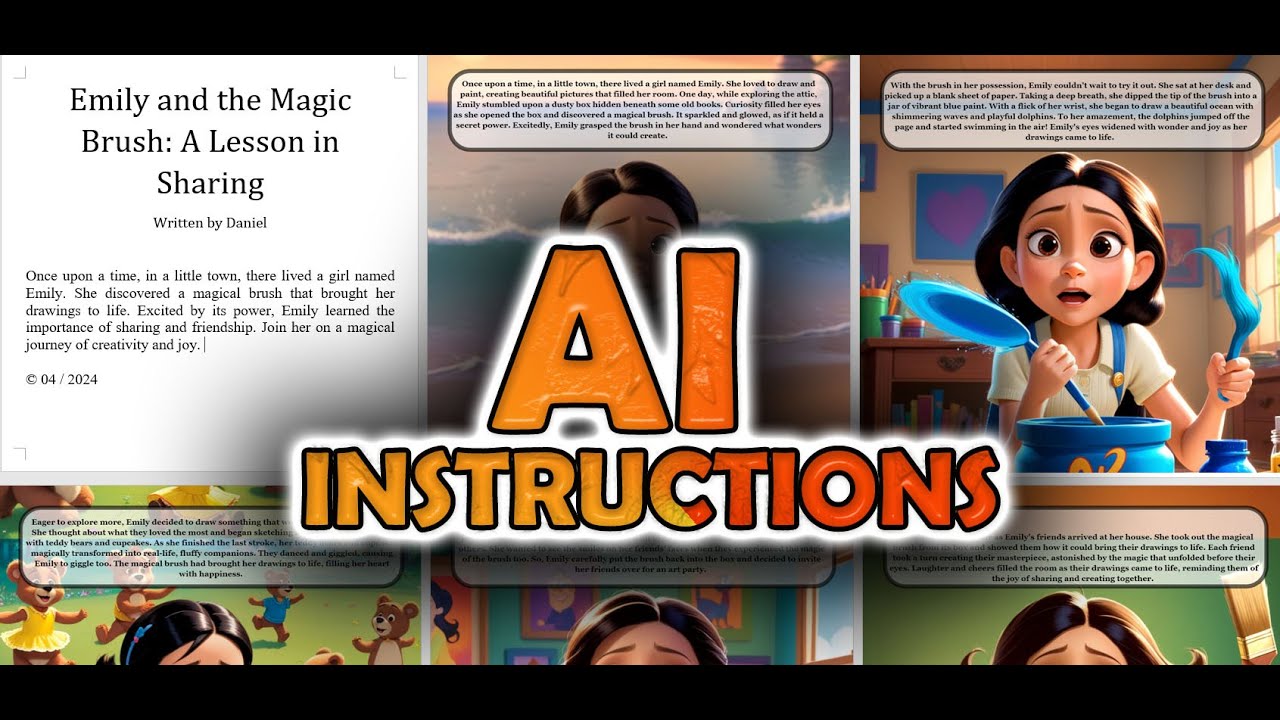 Complete Instructions How To Create an AI Childrens Book from A - Z including bleed