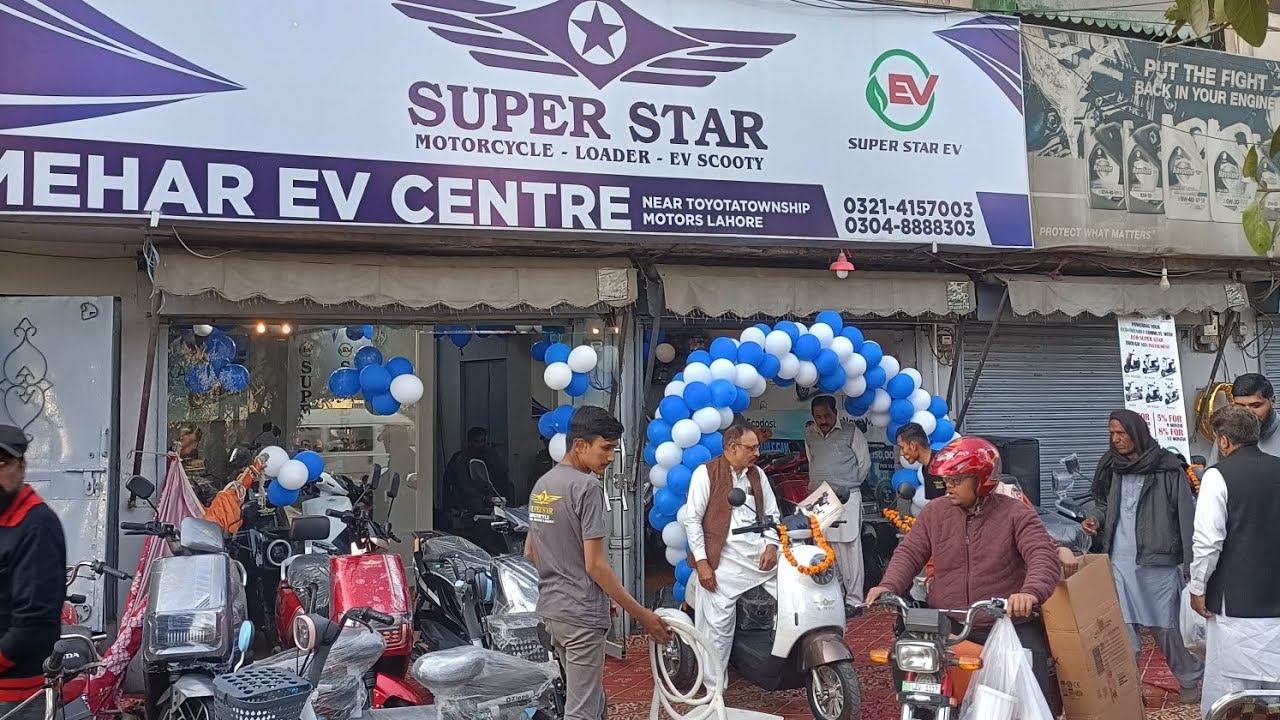 electric scooter new opening super star electric scooter Lahore ma
