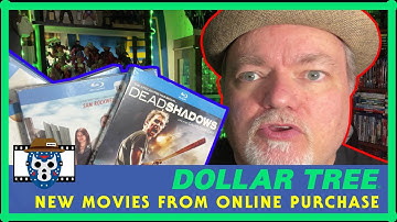 DOLLAR TREE Blu Ray and DVD Online Purchases - August 2022 Video #1