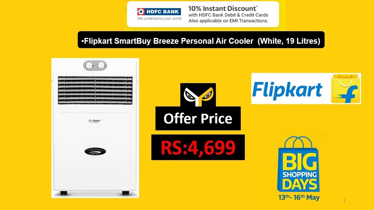 flipkart smartbuy breeze personal air cooler review