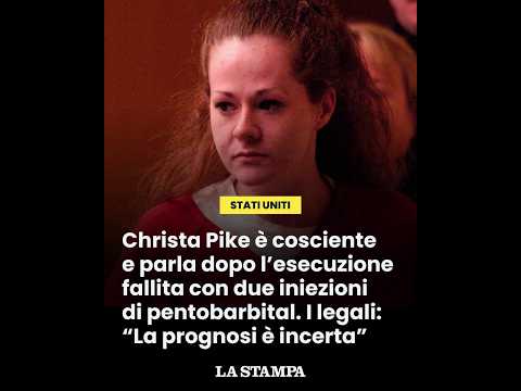 Video Christa PIKE è cosciente e parla dopo lESECUZIONE fallita