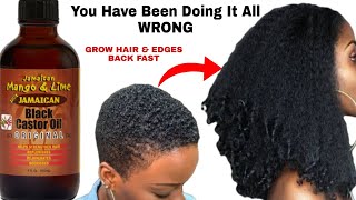 HOW TO USE JAMAICAN BLACK CASTOR OIL TO DOUBLE HAIR GROWTH |Grow long hair & prevent hair breakages