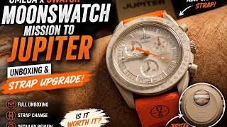 Omega x Swatch MoonSwatch Mission to Jupiter Unboxing & Orange Strap Upgrade . Is It Worth It?