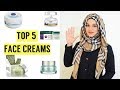 TOP 5 BEST FACE CREAMS IN INDIA  | All Skin Types | Ramsha Sultan