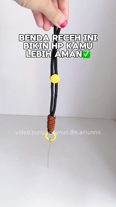 Semenjak pakai tali gantungan ini hp jadi gak jatuh-jatuh #shopping #shopee #shopeehaul