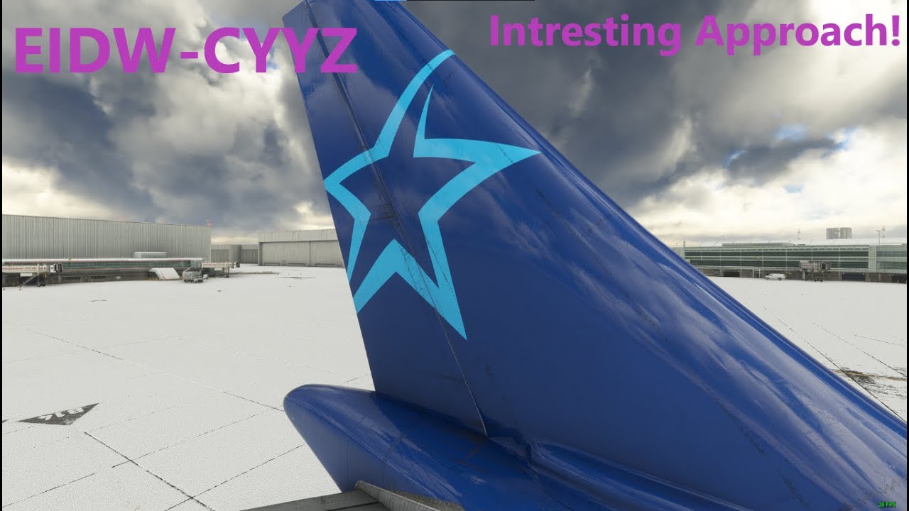 [MSFS] Stunning Approach Air Transat A310 flight from Dublin to Toronto [Vatsim]