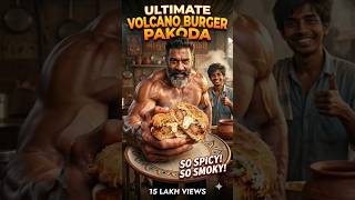 2 Aloo Se Bana Diya Volcano Burger Pakoda! ??