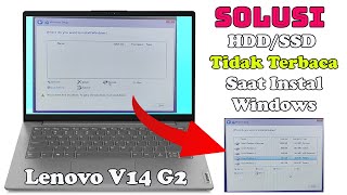TRICK 2 TUTORIAL SOLUTION SSD NOT READABLE WHEN REINSTALLING WINDOWS LENOVO V14 G2 WITHOUT INSTAL...