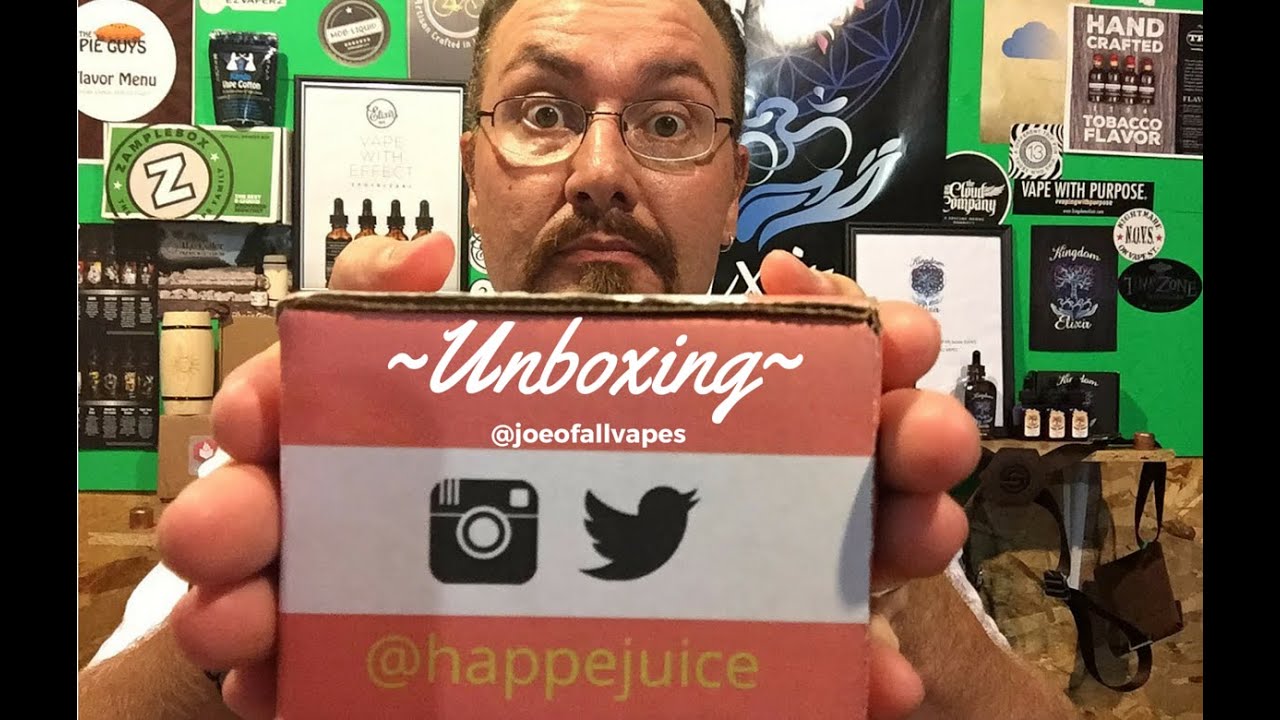 Happ-e-juice review for June, 2016 Joe of all vapes. - YouTube