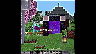 Flame scared them! #minecraft