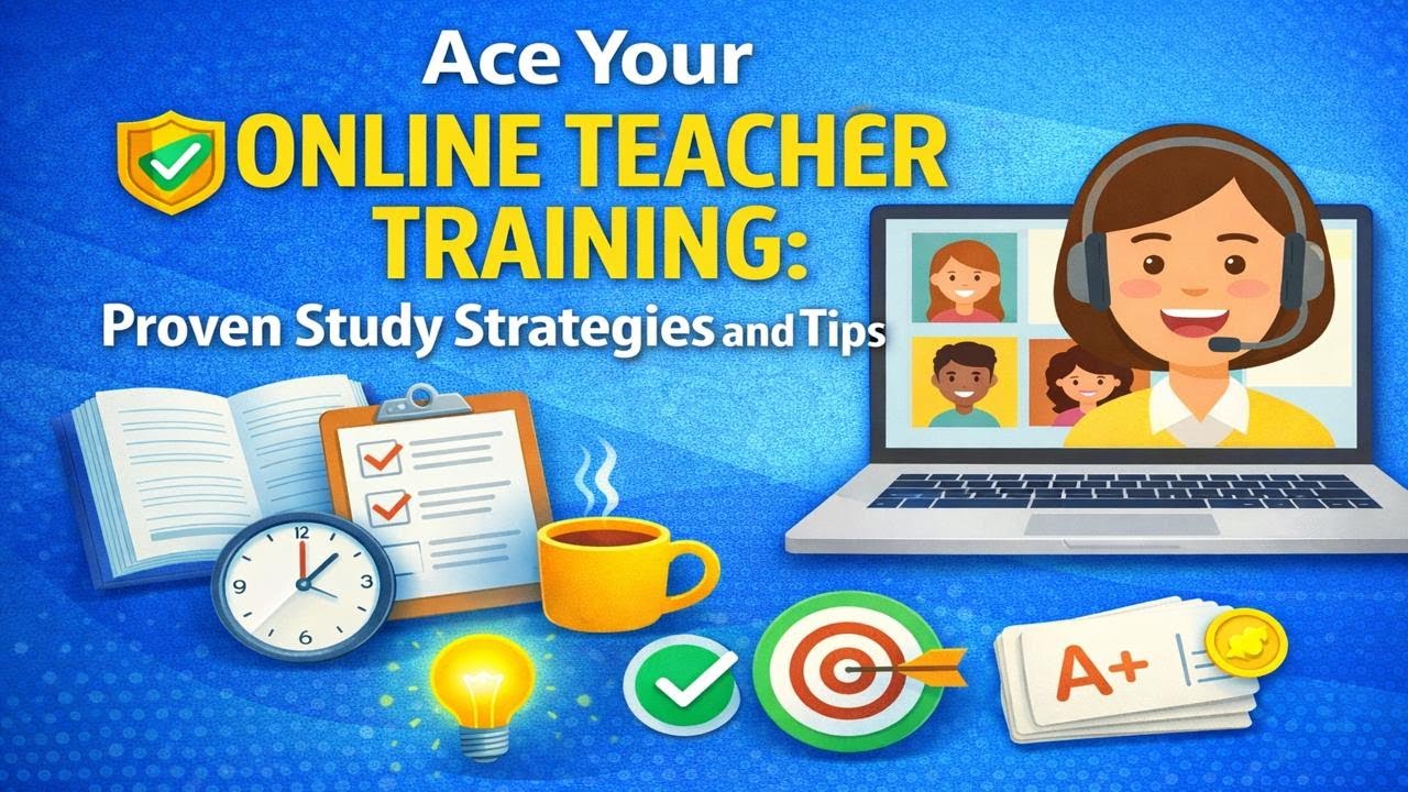 Ace Your Online Teacher Training | Proven Study Strategies & Success Tips