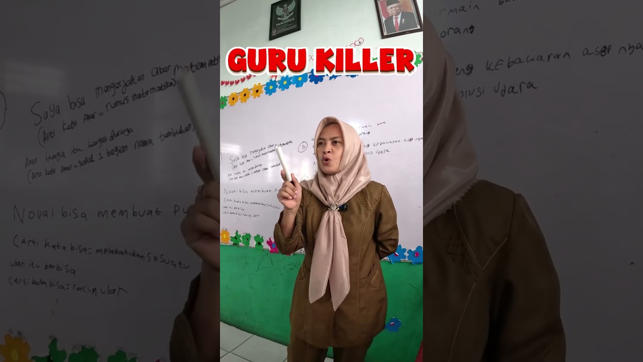 GURU BAIK GURU KILLER SAAT MEMBERIKAN PR