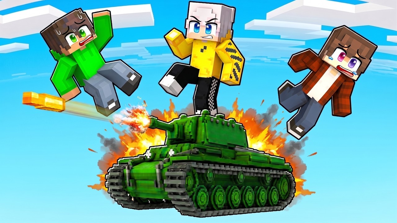 INTRAPPOLATI su un SOLO BLOCCO MILITARE in Minecraft!