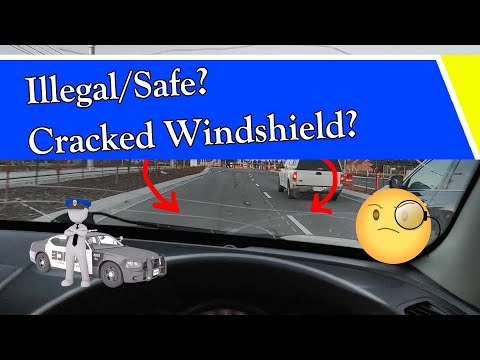 Can I Drive With a Cracked Windshield: Is It Safe and Legal?