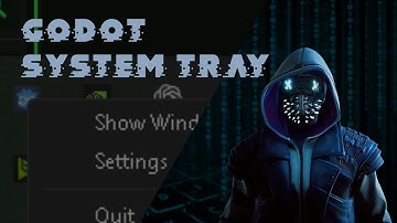 Add a System Tray Icon in Godot in Minutes (Without C++ or Plugins!)