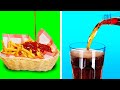 25 CRAZY LIFE HACKS FOR FAST FOOD LOVERS || Unusual Tricks With Food by 5-Minute DECOR!