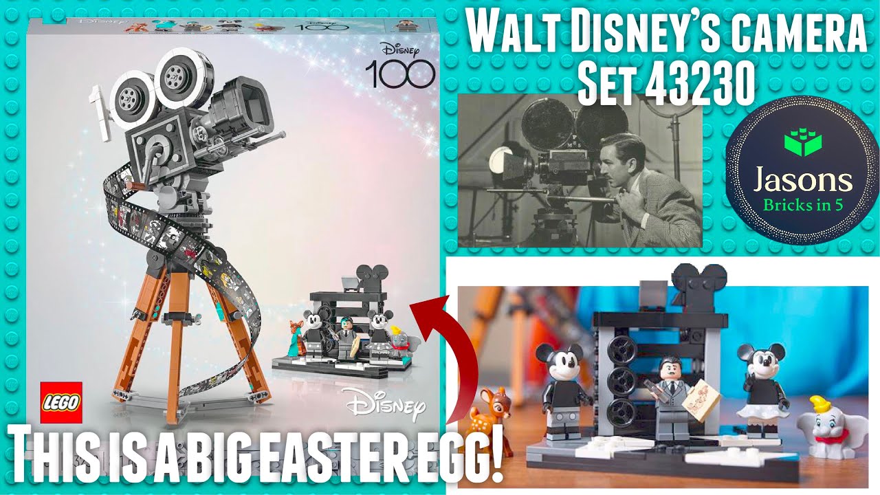 Episode 88 - They made a Lego Multi-plane camera! The Walt Disney Camera  set 43230 