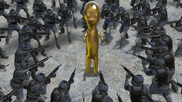 GOLD SCP-173 VS 100 SCP GUARD!! Garrys Mod Sandbox