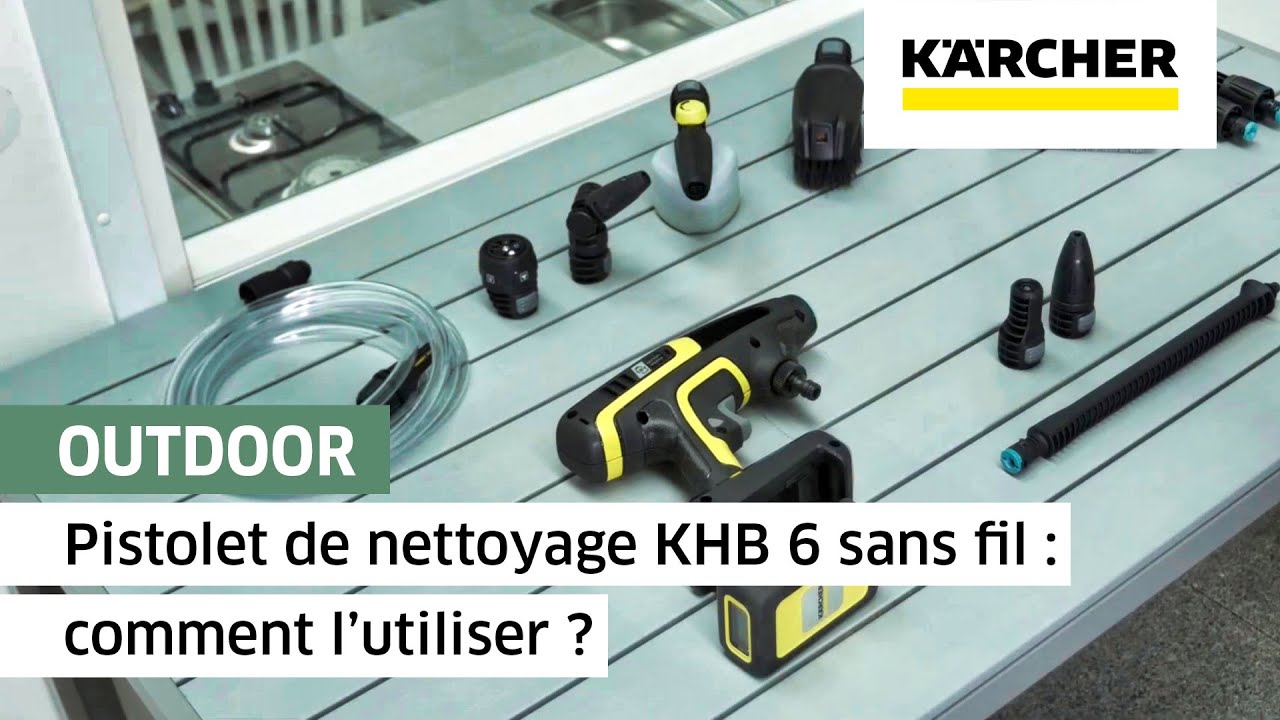 Nettoyeur haute pression à eau froide Karcher KHB 6 Batterie Set dès € 239.9