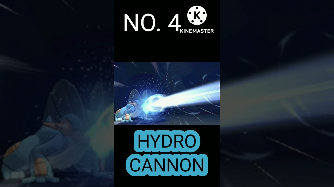 Top 10 Most Strongest Water Type Moves (MY OPINION) 