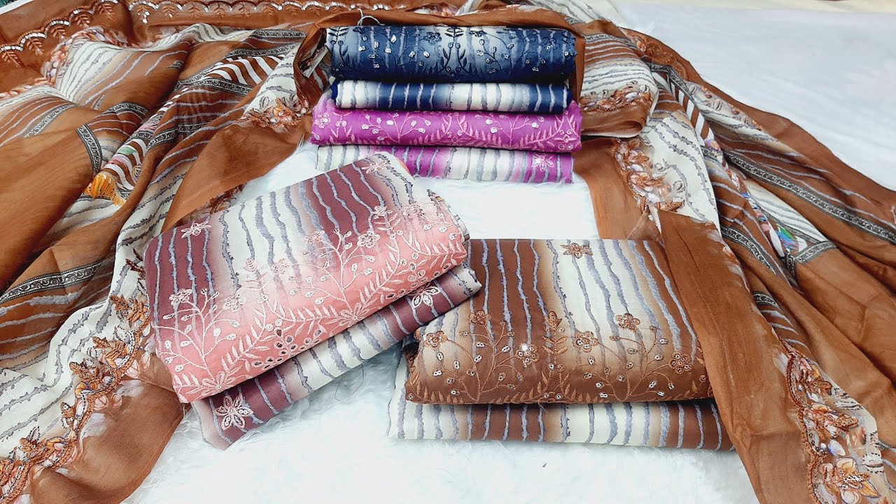 মার্কেটের সেরা - Eid Collection 2026 🎉 Pakistani three-piece Collection. Luxury Party Three Piece ❤️