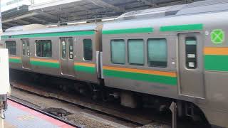 E231系1000番台ヤマU501編成ローレル賞受賞記念プレート+ヤマU69編成横浜駅発車