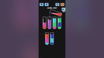 Water Color Sort Level 1251 1252 1253 1254 1255 WalkThrough Solution Gameplay