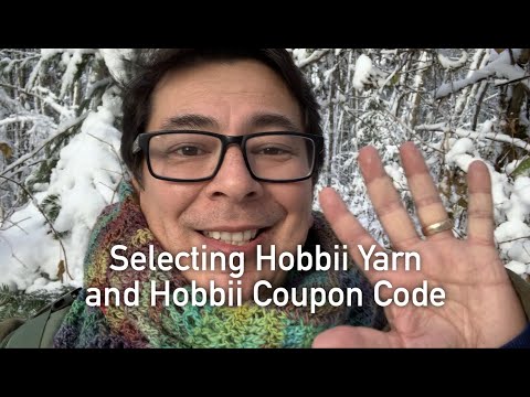 Selecting Hobbii Yarn and Coupon Code Offer