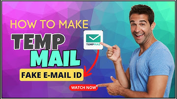 How to create Temporary Email || Disposable Email || Fake temp mail