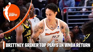 Highlights from Brittney Griner's team-leading 18 PTS in WNBA return | WNBA on ESPN