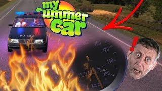 POLICJA CHCIAŁA MNIE ZATRZYMAĆ 👮‍♂️ POŚCIG POLICYJNY 🚨 My Summer Car