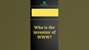 Who is the inventor of WWW?