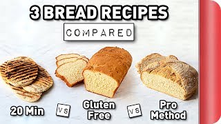 3 Bread Recipes COMPARED #ad | Sorted Food