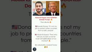 Abdul El-Sayed Just COOKED Donald Trump! 🔥