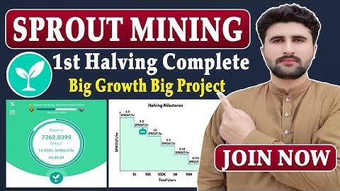 Sprout Network Mining New Update | Sprout Network 1st Halving Complete | Rizwan Baloch 2.0