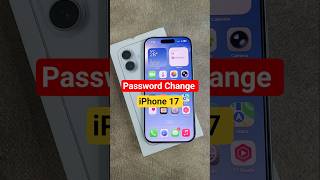 iphone 17 ka password kaise change kare #passcode #iphone17 #techtutorial
