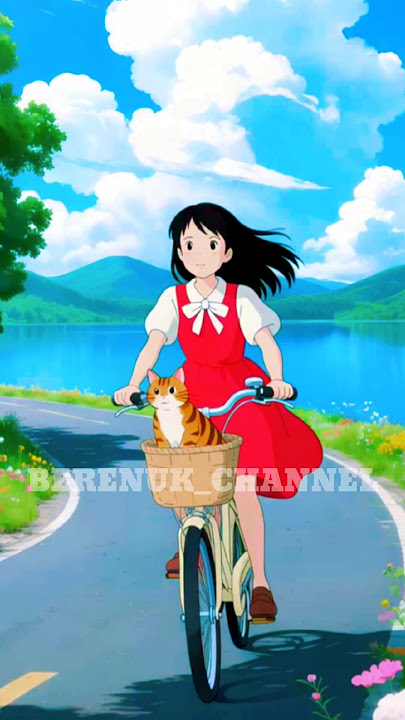 'Menikmati Hari Sederhana Bersama Sahabat Kecil 🐱🚲' #HidupSederhana #sepeda #catlovers #shortvideo