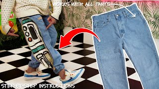 DIY Joggers Pants + Side Zippers | Convertible Pants! 👖 (UPCYCLE PROJECT)(TUTORIAL)