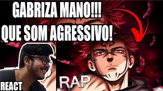 React a Rap do Sukuna (Modo Berserk) Jujutsu Kaisen - Se Curve Ao Seu Rei | Gabriza ♫ REACT