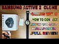 Samsung Galaxy Watch Active 2 Clone | Samsung Active 2 Smartwatch Review On Off Logo