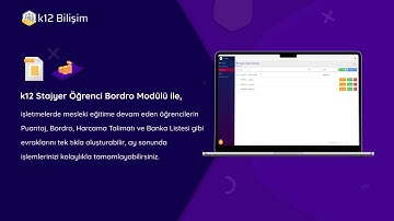 k12 Stajyer Öğrenci Bordro Programı