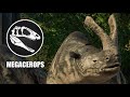 Megacerops vs Velociraptor, Carnotaurus & T-Rex - JWE 2 Mods (4K 60FPS)